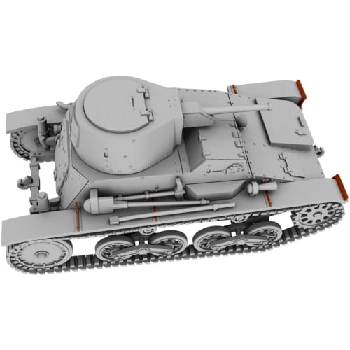 IBG 1/72 Scale Japanese Army Type 94 Light Armored Car, Late Model, 37mm Gun Equipped, Plastic Model Kit PB72046
