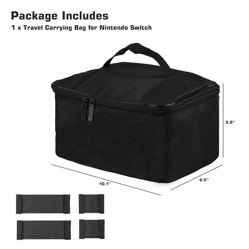 Suitable For Nintendo Switch/Switch Oled Travel Bag, Soft Case Protection, Portable Switch Case, Detachable Compartment