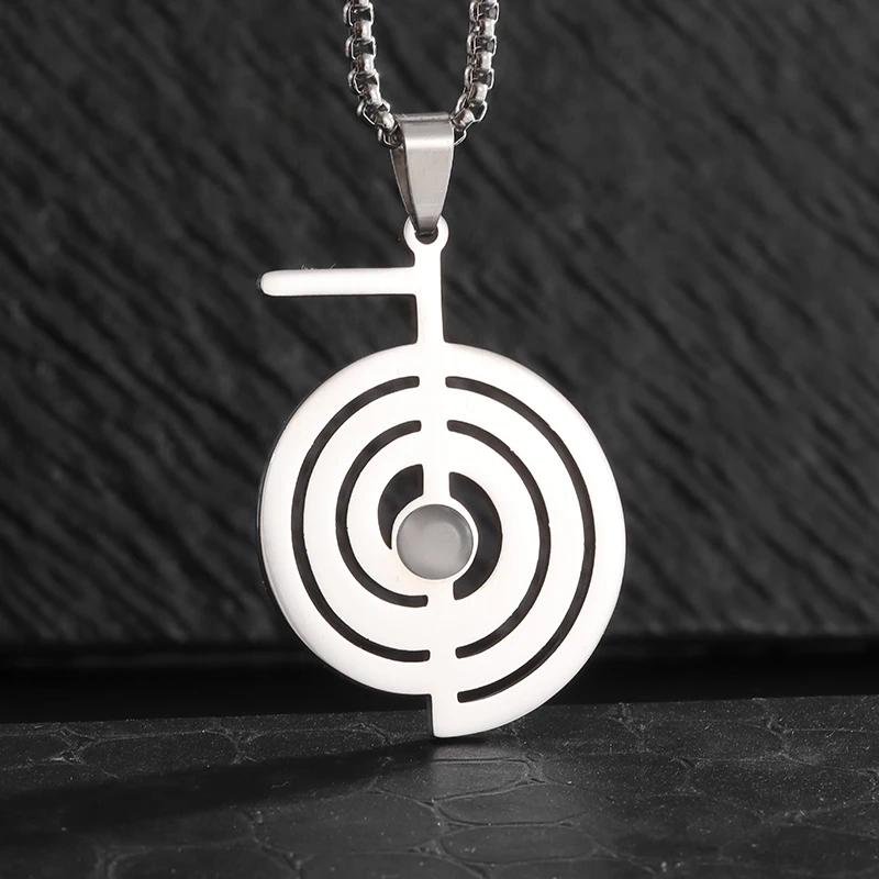 Nordic Rune Celtic Knot Necklace Men Stainless Steel Pendant Valknut Pagan Men Scandinavian Jewelry Punk Gift