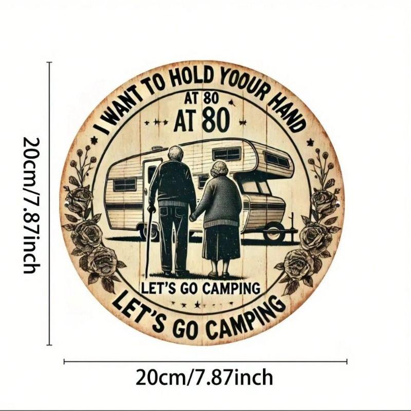 Decorative Metal Tin Sign Wall Art Home Decor 20x20 Cm