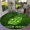 Hannover 96 Custom Name Round Area Rug,Carpet Rug for Living Room Bedroom Sofa Playroom Decor,Non-slip Floor Mat