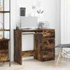 VidaXL Desk Smoked Oak 90x45x76 Cm Engineered Wood 815507