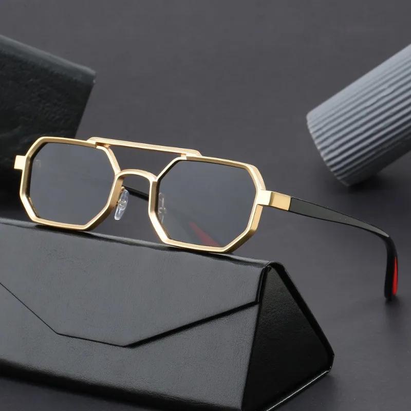 Vintage Square Sunglasses for Men Women Steampunk Retro Punk Style Fashion Glasses Shades Gafas De Sol