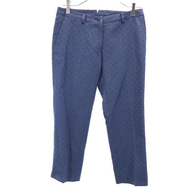 Unused INCOTEX Made In Japan Cropped Pants 40 Navy Blue Men's Used