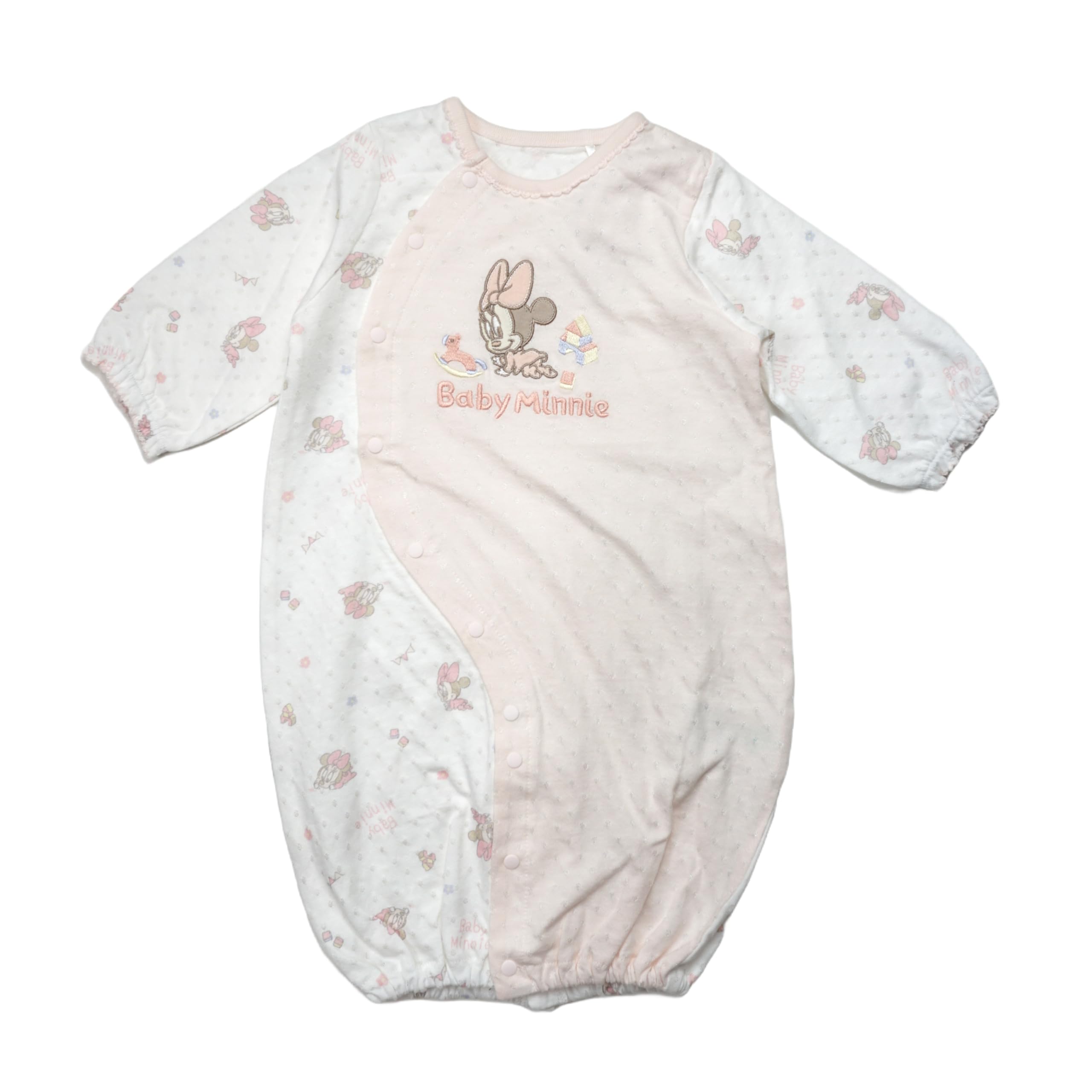 

Newborn All Mickey Minnie Pooh Newborn All Jacquard Jersey Baby Clothes Boys Girls [TAKIHYO] Two-Way & & Two-Way Minnie 25 50-70