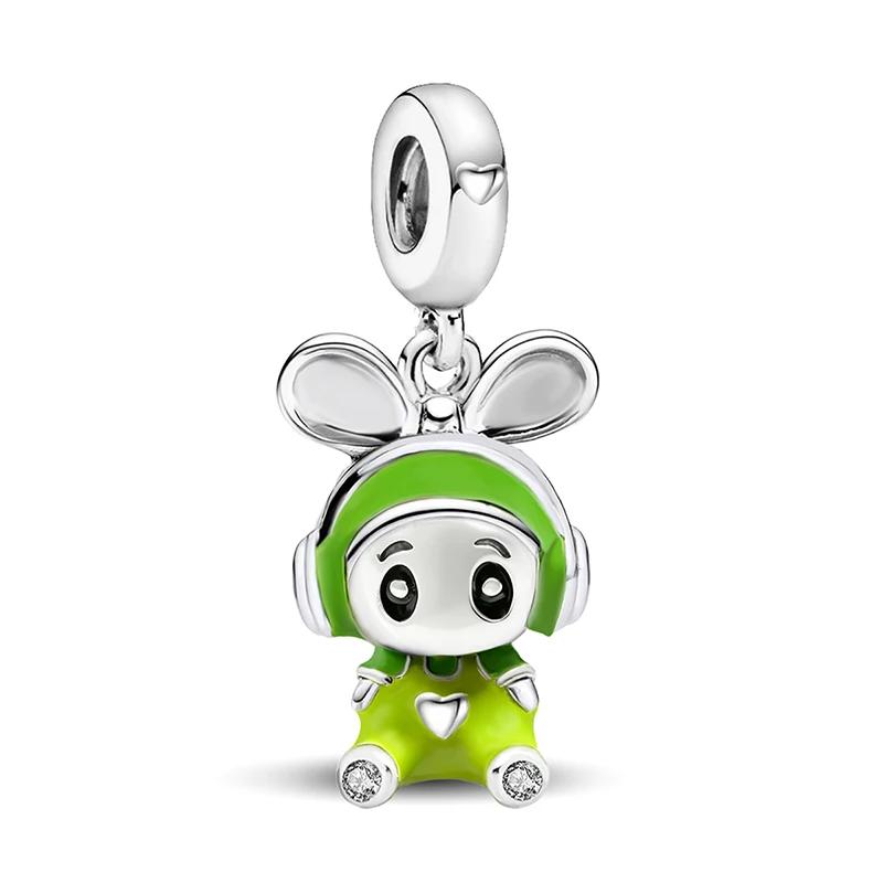 Copper Dreamy Unicorn Flying Dragon Elf Series Charms Beads Fit Original Pan Bracelet High Quality Diy Jewelry