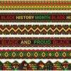 75Ft Black History Month Bulletin Board Borders,Bulletin Board Decorations Kente Classroom Decor Kwanzaa Juneteenth Party Decor for Door Office