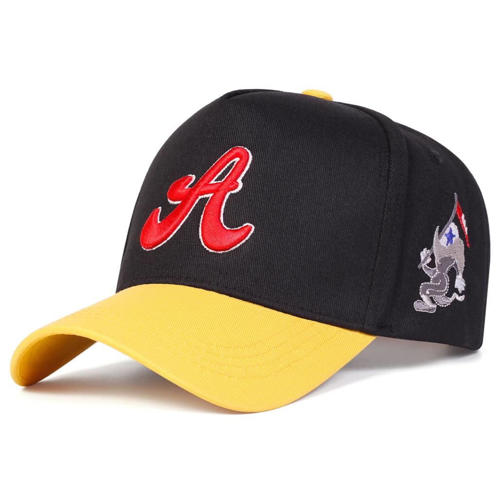 Men Letter A Embroidered Five-faced Hat  Baseball Cap Outdoor Adjustable Sunscreen Leisure Hat Spring Autumn Travel Tourism Beach Vacation