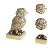 Statua Uccello in Ottone Mini Figurine Artigianato Artistico Ornamento Decorativo Scultura Piccolo Animale per