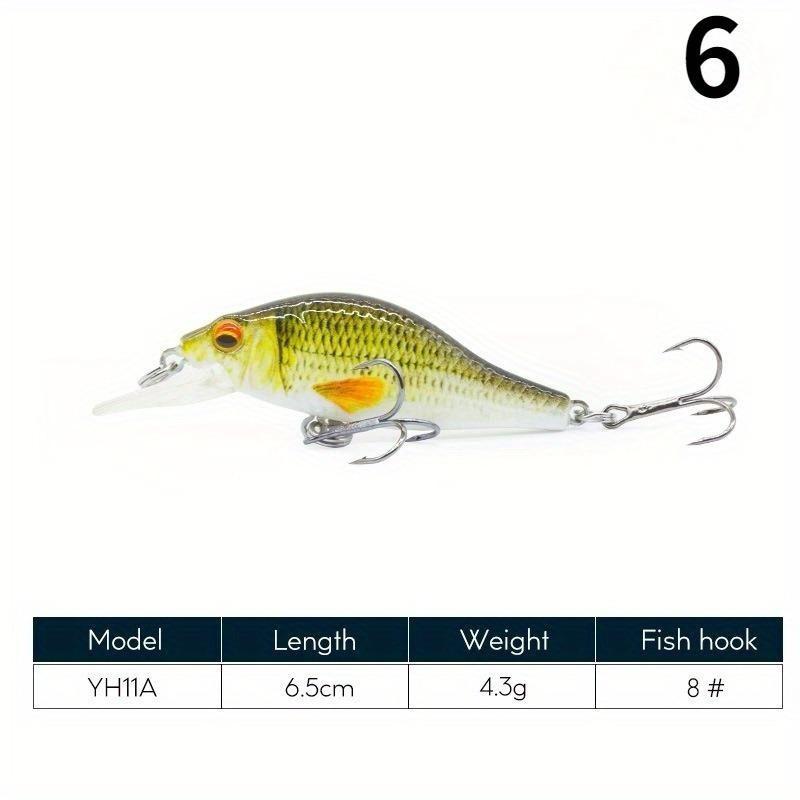 1db Mini műcsali 4g kövér csali bionikus műcsali lebegő víz Mino kemény csali műanyag horgászkellék kemény csali horgászkellék csali