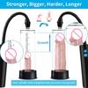 Rechargeable Electric Penis Pump Vacuum Cup Penis Enlargement Device Automatic Male Masturbator Adult Sex Toys Penis Extension
