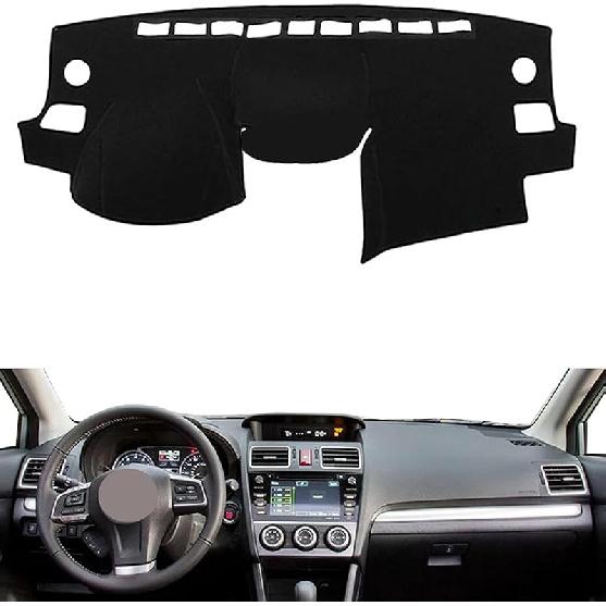 Fit for Subaru XV Crosstrek 2012-2016 LHD, Car Dashboard Cover, Dash Cover Mat Non-Slip Pad Protector Carpet, Dash Covers