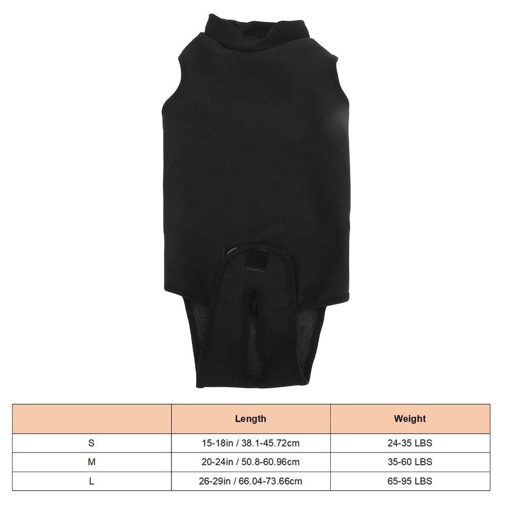 Single Piece Cut Pet Recovery Suit Stretchy Anti Lick Outfit Surgery Recovery Wear Dog Heat Period