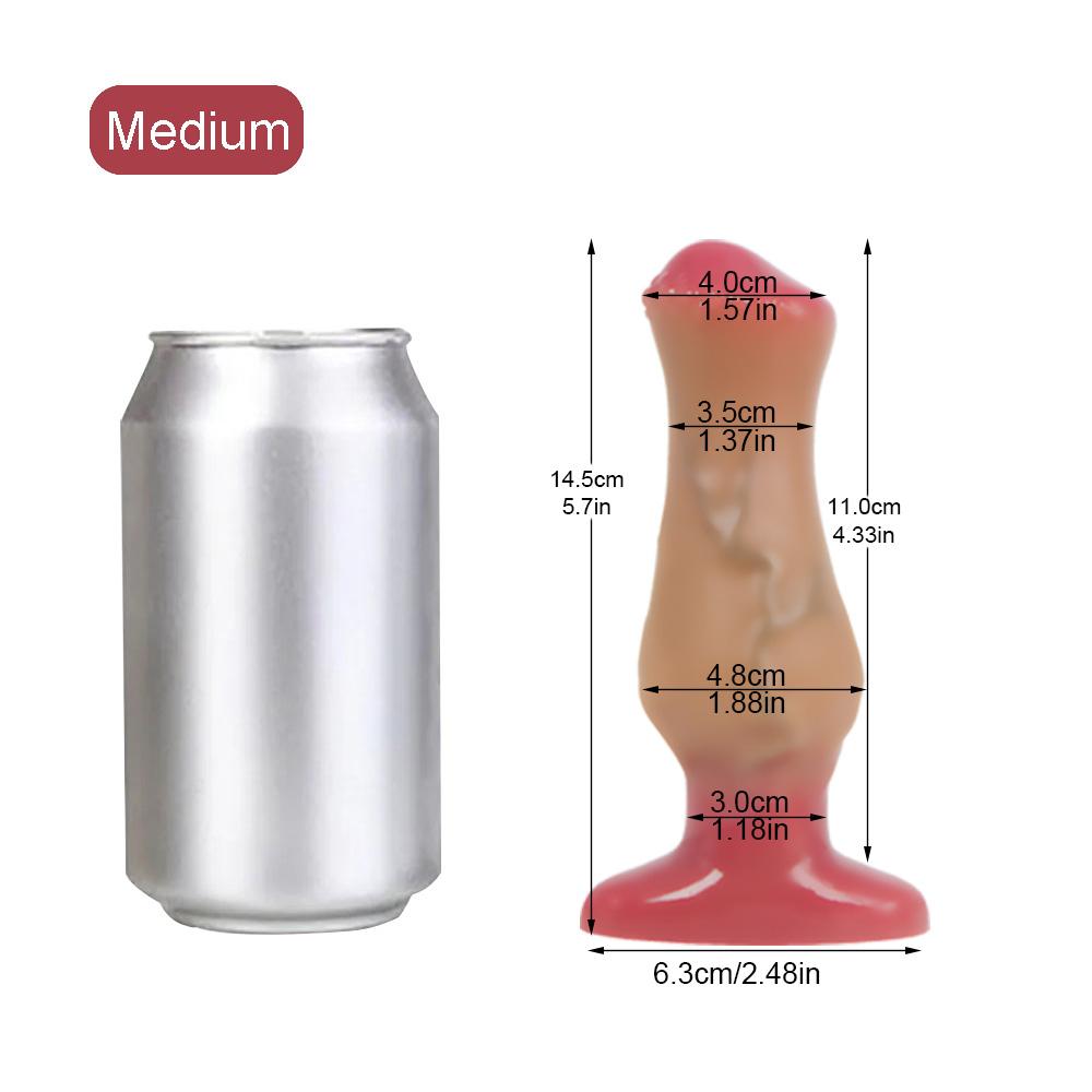4-7cm Horse Anal Plug Soft Liquid Silicone Butt Plug Animal Anal Dildos For Women Men Anal Dilation Prostate Massage Buttplug