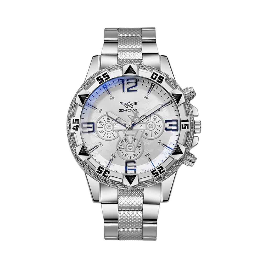 Men's  Luminous Running Alarm Clock Watch