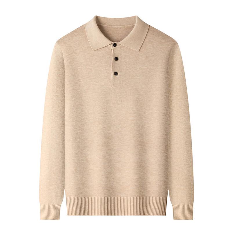 Hengyuanxiang Men's Knitted Polo Sweater