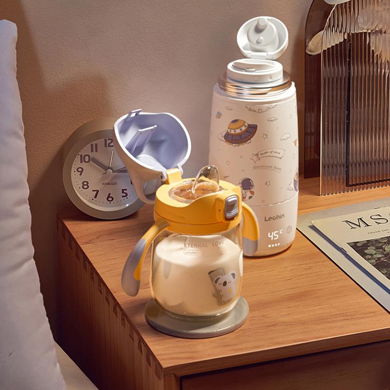 Portable Kettle Wireless Rechargeable Constant Temperature Real-time Thermos Electric Kettle Heating Milk Bottle Baby Water Cup