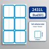 Self-Adhesive Name & Classification Label Stickers - 50 Sheets, Office Blank Handwritten Labels