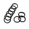 Women Black Hair Ties Elastic Rubber Bands Hair Accessories Ponytail Holders Scrunchies Accessories
