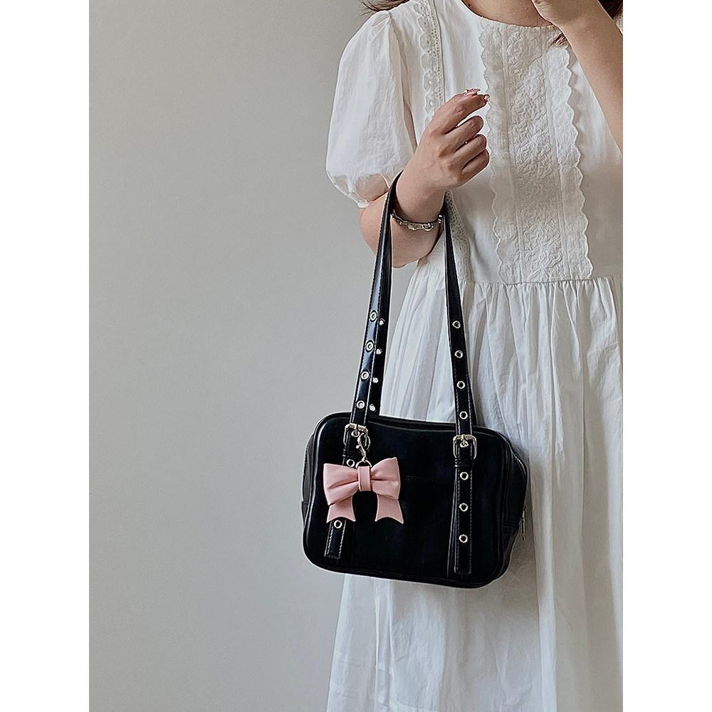 IELGY Sweet Preppy Style Shoulder Armpit Bag