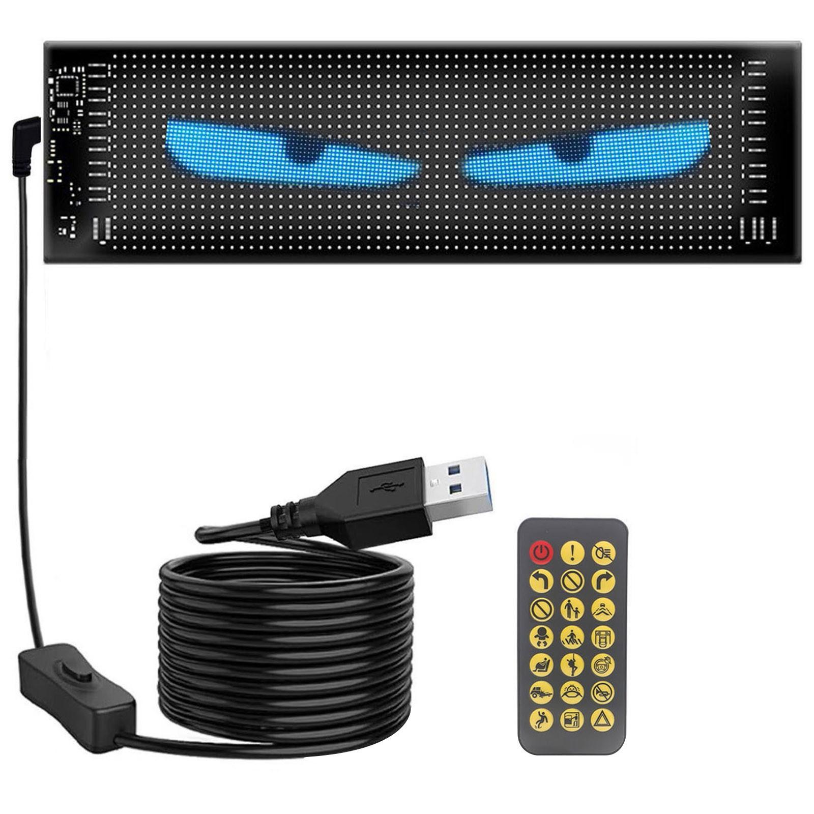 

Цветной мягкий экран для глаз автомобиля, программируемый ультратонкий гибкий светодиодный экран, светодиодный умный цветной мягкий экран для автомобиля своими руками One Size