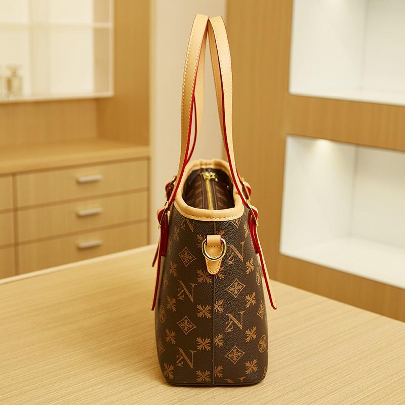 Large capacity tote bag trendy high-end texture women's bag casual underarm bag versatile messenger bag