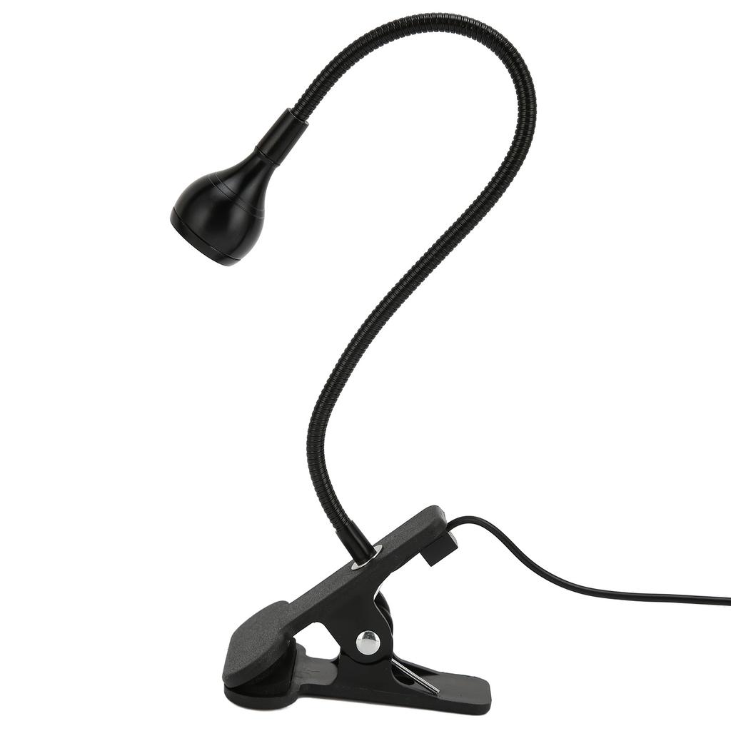 USB Gooseneck Light 1W DC3‑5V 360 Degree Flexible LED Gooseneck Light Aluminum Alloy Plug and Play
