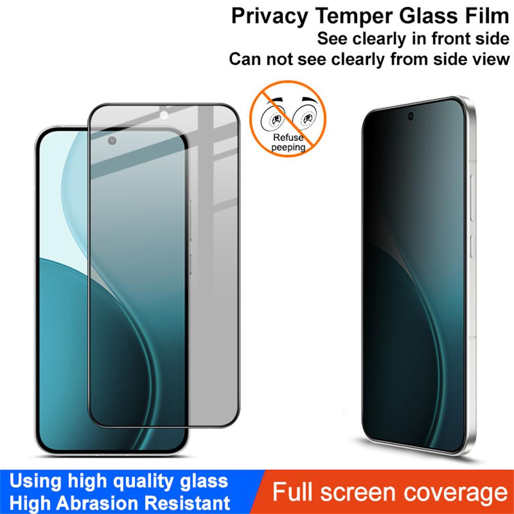 IMAK For Oppo Reno14 5G (Global) Privacy Screen Protector Anti Peep Tempered Glass Film (Fingerprint Unlock)