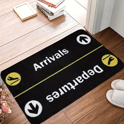 Fun Airport Logo Entrance Mat Creative Entrance Non Slip Wear Resistant Decorative Floor Mat Home Decoration