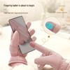 Windproof Touchscreen Non-slip Fleece-lined Winter Cycling Gloves for Electric Motorcycle