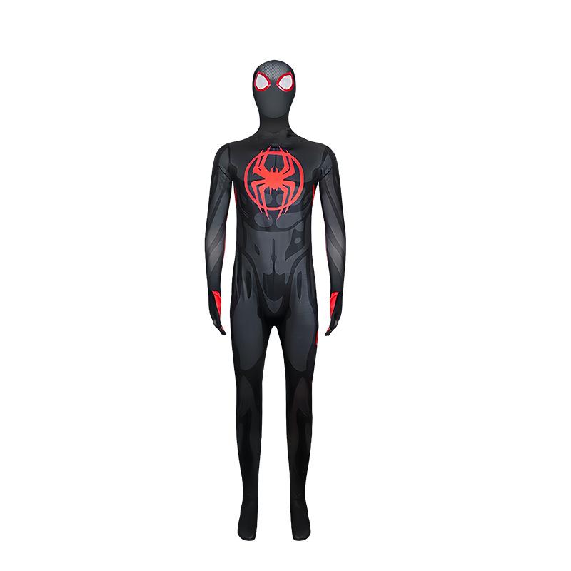 Myers Black Spider-Man onesie bodysuit men and women adult children Gwen cos costume headgear suit