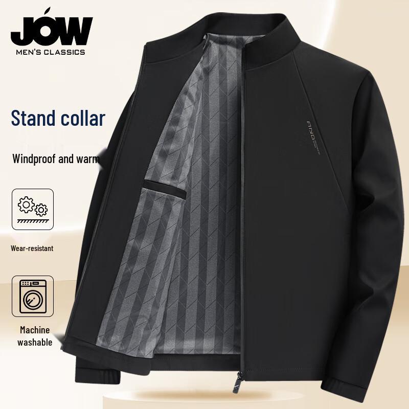 

Men s Business Stand-Up Collar Jacket 3XL