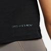 Nike Dri-Fit Solid Reflective Logo Round Neck Tank Top Women Tops Black DQ5941-010
