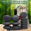 TONTIN Hot Stone Massage Set Round Stone Basalt Massage Stones Salon SPA Heater Bag 220 & 110 Volt CE and ROHS