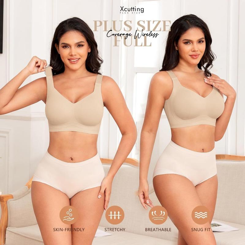 Comfortable Wireless Full Coverage Daily Breathable Bra For Women Teen Girls
