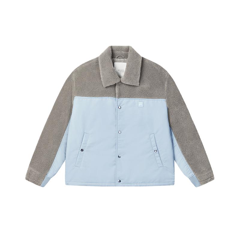 New FILA MILANO Puffer Jacket Unisex Autumn Water Blue F11M445905F-BU