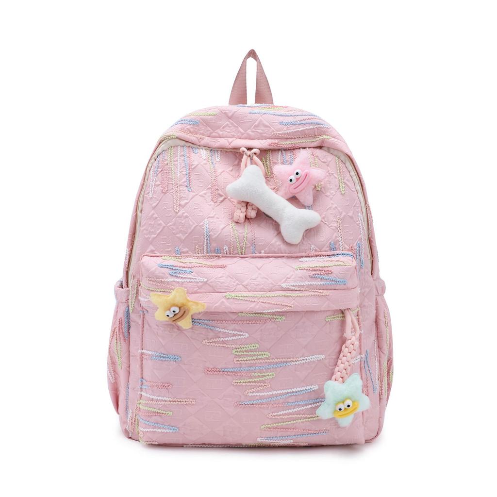 Schoolbag Japanese cute schoolbag high school junior high school students girls high value niche ins design sense travel spring outing backpack