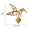 Hummingbird Wall Mount Decor Hanging Ornament Artwork Resin Creative Walls Sculpture for