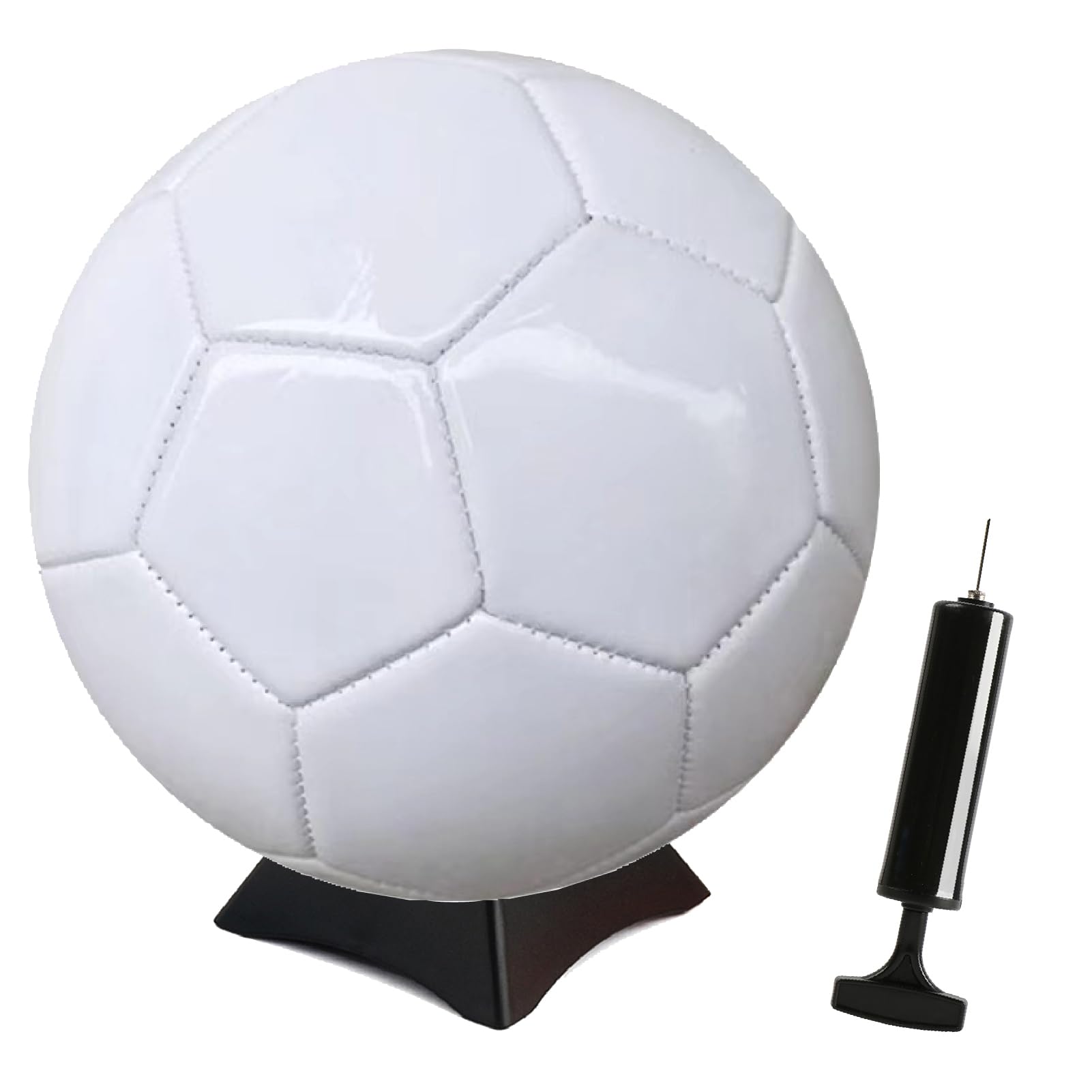 

ZERONOWA Футбольный мяч Мяч с автографом с подставкой Простое сообщение Сообщение Юбилей (Размер 5)