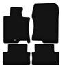 BASIC Black Velour Floor Mats For: Honda Accord VIII Sedan, Station Wagon, Tourer (2008-2015)