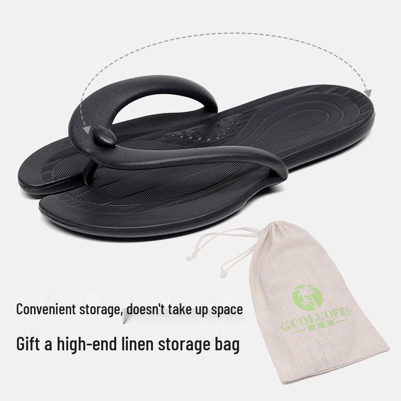 GUOLUOFEI Foldable Travel Slippers 36-37