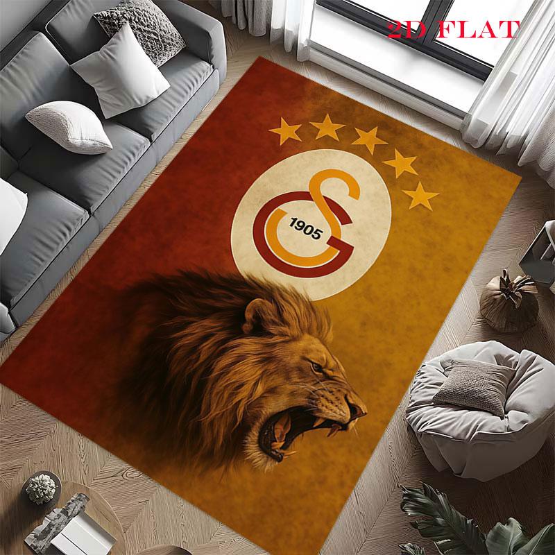 Galatasaray Bold Carpet Rug for Living Room Bedroom Home Sofa Decoration,Kids play Nonslip Floor Mat