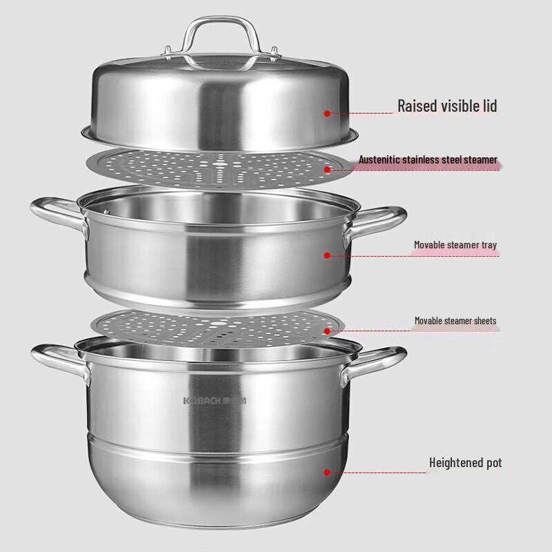 Kangbach Stainless Steel Multi-Layer Steamer Pot