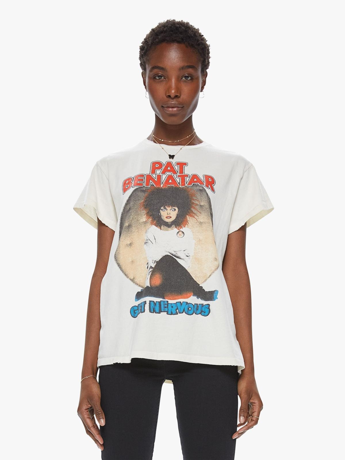Pat Benatar White Short Sleeve Cotton T-shirt Unisex S5XL VM9221 XL