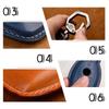 Leather Car Key Cover Case Full Covers Fob for Mercedes Benz E C Class W204 W212 W176 GLC CLA GLA Accessories Protect