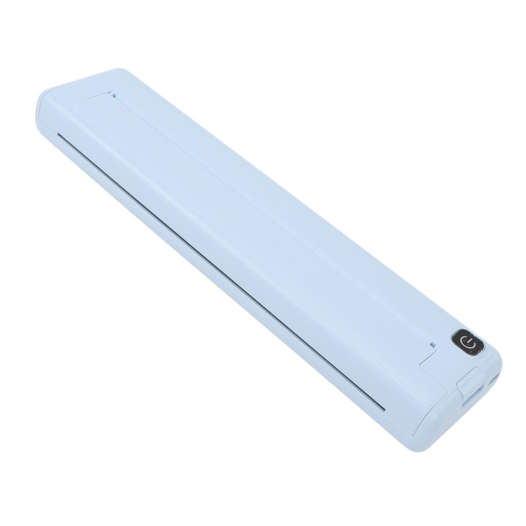 Portable Wireless Printer Bluetooth A4 Thermal Inkless Printer for Photo Label Receipt Study Notes Home Travel School Office