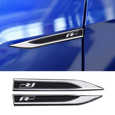 2026 Caldo Per VOLKSWAGEN VW Nuovo 2pz 3D Metallo Rline R line Logo Parafango Auto Ala Laterale Emblema Distintivo Adesivo Per VW Golf 7 MK7 Golf