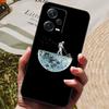 Dla Redmi Note 12 Pro 5G NFC Etui Czarna Pokrywka Lew Wilk Silikonowe Miękkie Tylne Etui Dla Telefonu Xiaomi Redmi Note12 Pro 5G Capa