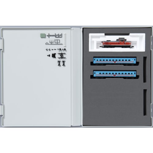 Tomytec TOMIX N Gauge Tarumi Railway Passenger Train (TDE10 3, Ohafu 500 Series, Tarumi Railway Color) Set 98585 Railway Model Diesel Locomotive