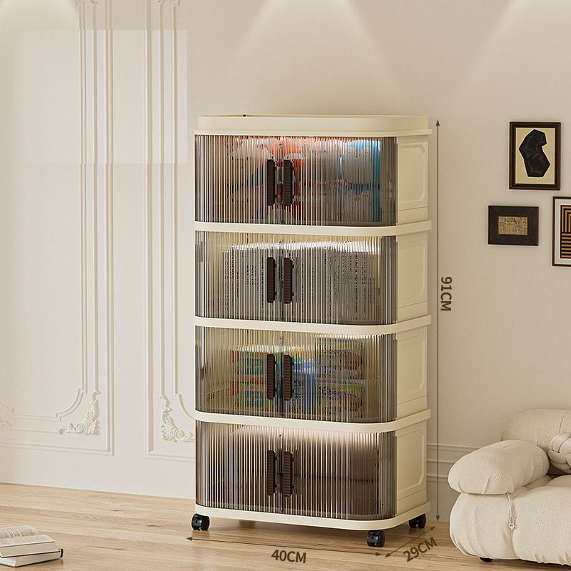 Складной шкаф для хранения, ящик для хранения, многослойный гардероб, многослойный шкаф для хранения одежды, складной прозрачный шкаф для хранения 4 layers